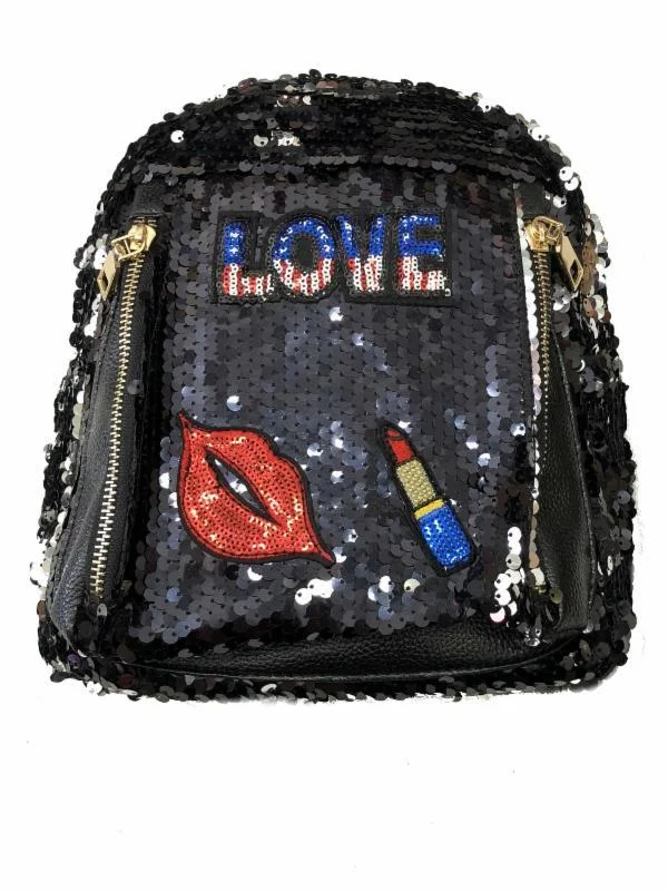 New Deals sophisticated dressSequin Love Back Pack