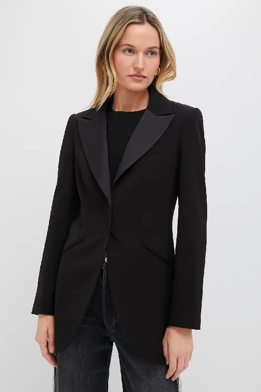 classic jacketSatin Lapel Emile Blazer