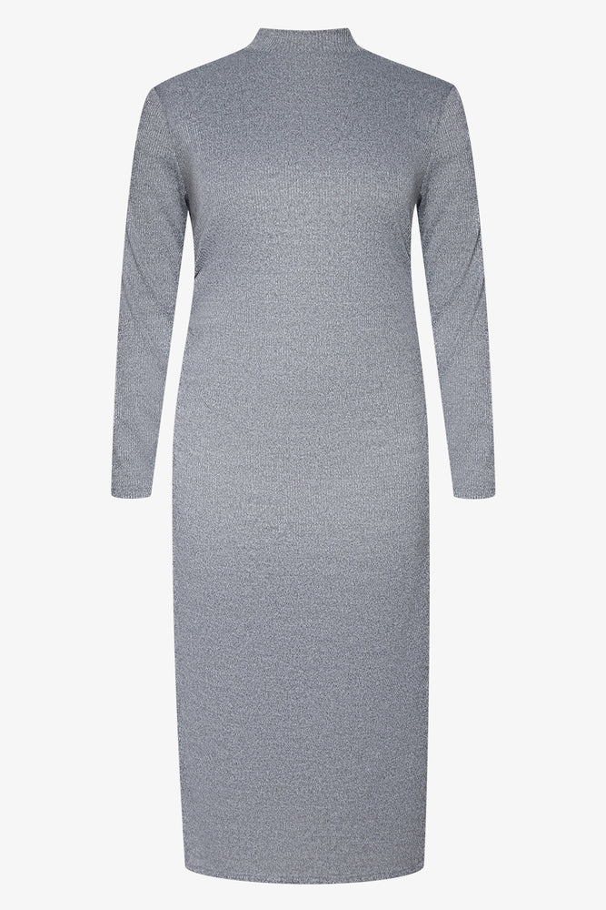 romantic dressLong Sleeve Bodycon Dress Grey