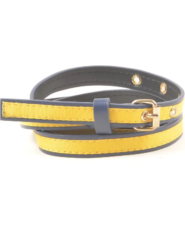 Now or Never slim fit coatYellow Waist Belt - S