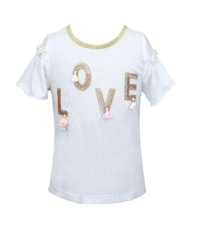Buy Now chic shift dressBaby Sara Tassel Love Top