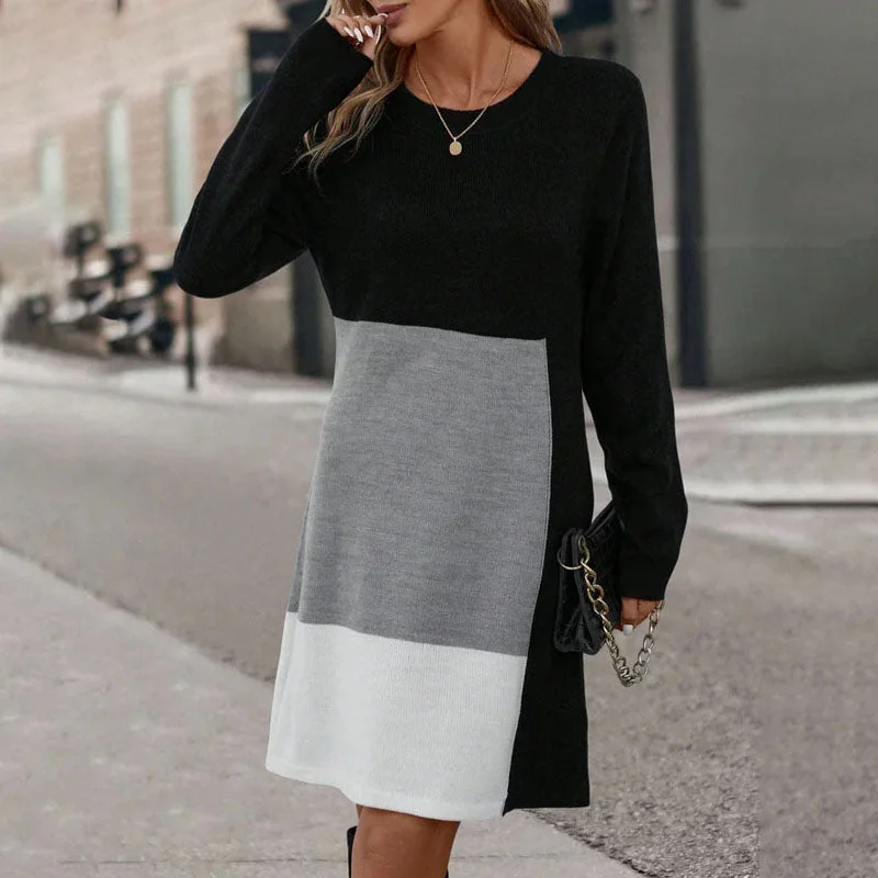 Special Buy lace dressCasual Colour Block Dress