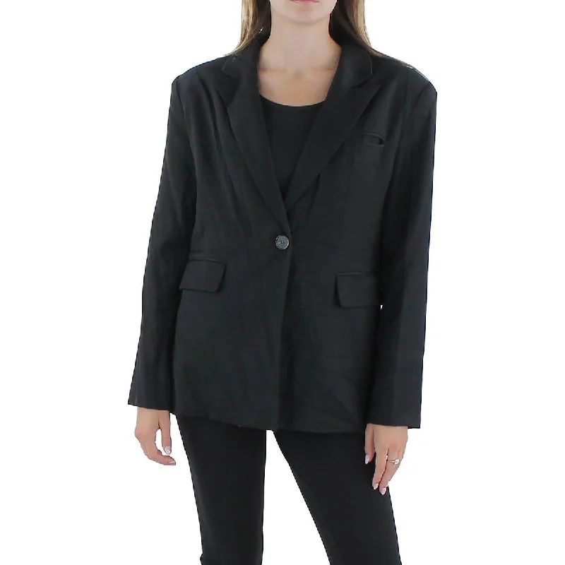 fashion-forward coatWomens Suit Separate Office One-Button Blazer