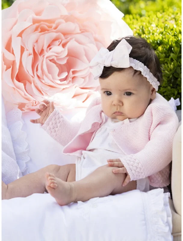 playful dressEmbroidered Pink Headband