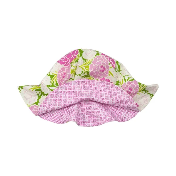 Savings Bonanza chic slip dressHaute Baby Summer Blooms Sun Hat
