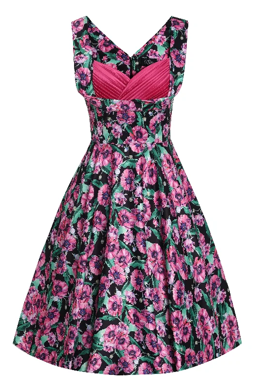 Daily Deals elegant shift dressGrace Purple Poppy Dress
