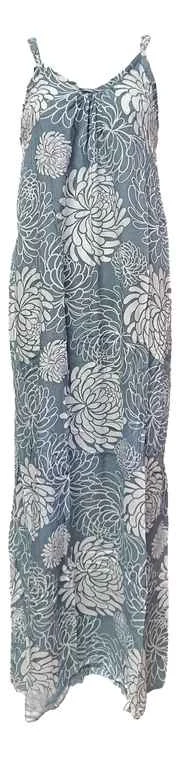 One-DAY Sale Secret Beach - Bali Dress - Long - Chrysanthemum - Slate