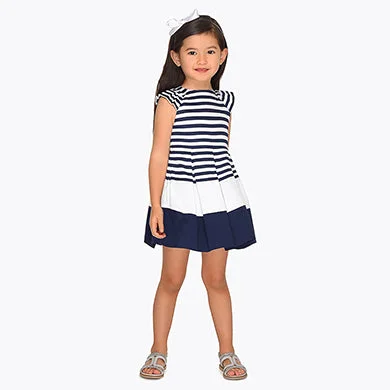 Instant Discount comfy maxi dressPleated Stripe Dress