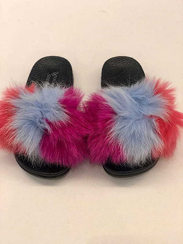 Bargain Bin elegant dressFurry Unicorn Slides