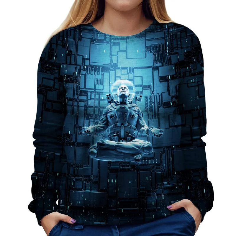 Hurry In soft athletic sweatshirtAstro Lotus Womens Sweatshirt