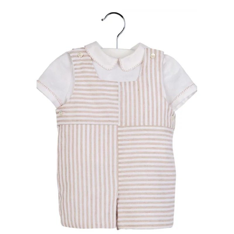 Sneak Peek Sale stylish dressLuli & Me Boys Linen Romper