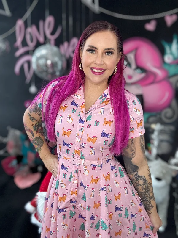 Big Savings vintage dressPeggy Swing Dress in The Purfect Christmas