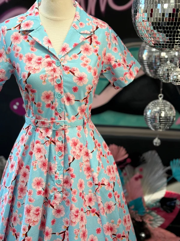 Weekend Deal party-ready dressPeggy Swing Dress in Cherry Blossom Print