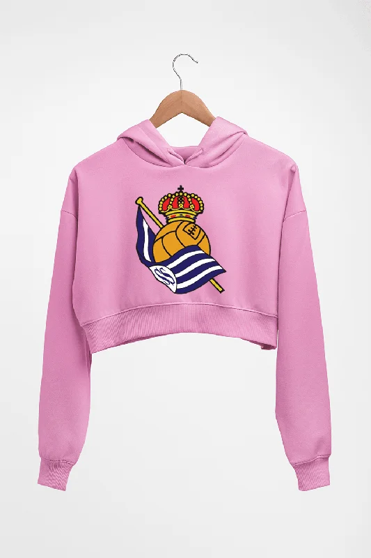 street style hoodieReal-Sociedad Crop HOODIE FOR WOMEN