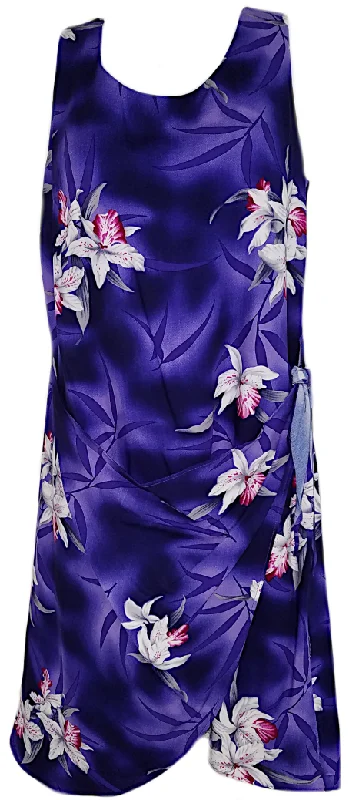 Price Buster Two Palms Sarong Dress Midnight Orchid Purple