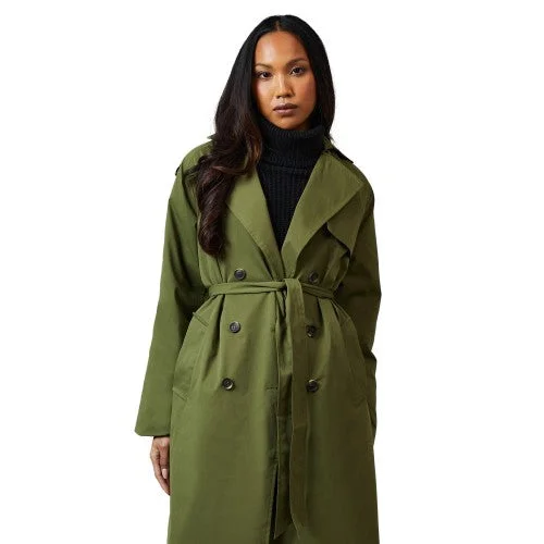 zip-up jacketPrinciples Womens/Ladies Longline Relaxed Fit Trench Coat