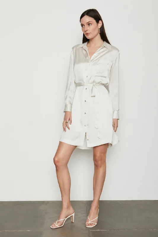 sophisticated dressBailey 44 Kalia Mini Shirt Dress in CrÃ¨me