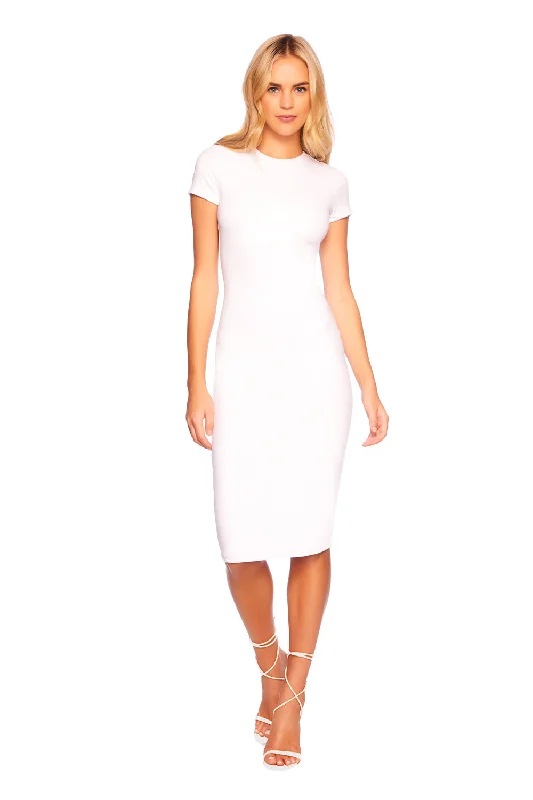 Limited Quantity cocktail party dresscrew neck short sleeve dress