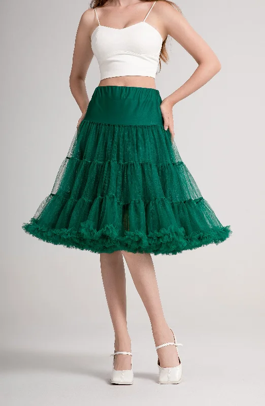 Price Fest elegant maxi dressFluffy Petticoat in Emerald Green