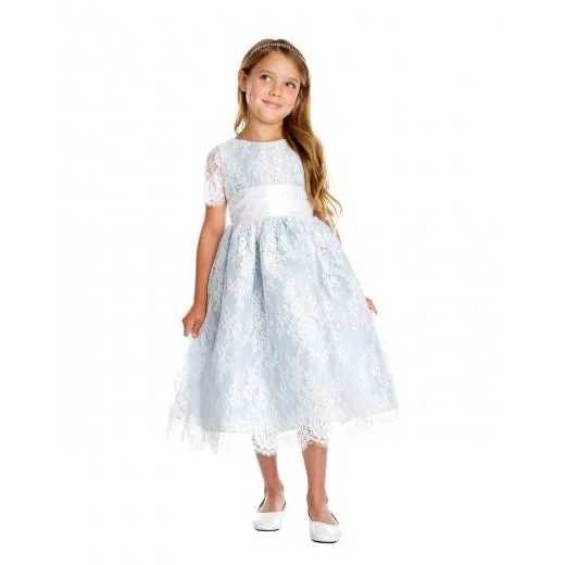 Midnight Sale relaxed fit dressFrench Lace and Dupioni Dress