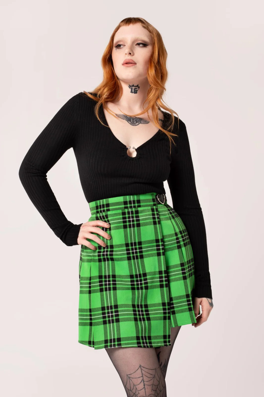 Deal Frenzy puff sleeve dressCorey Skirt - Green