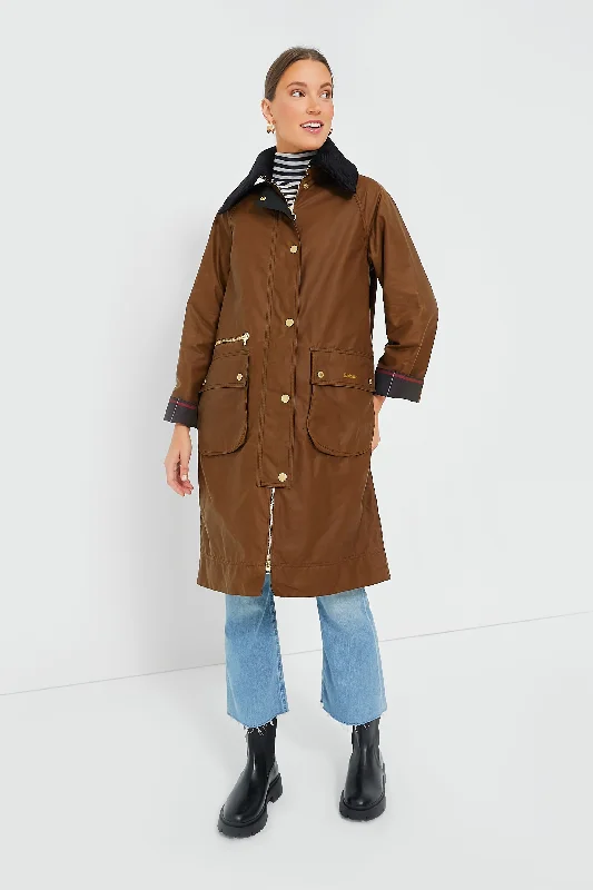 cozy coatTan Townfield Wax Jacket