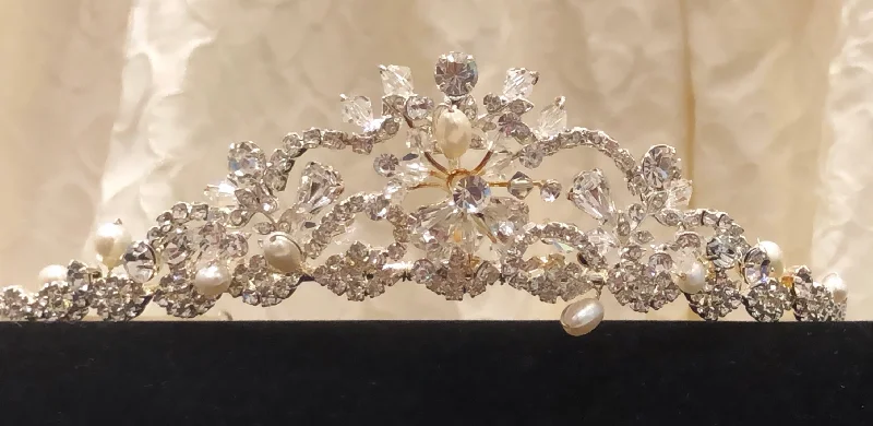 Buy Now floral wrap dressCrystal Tiara
