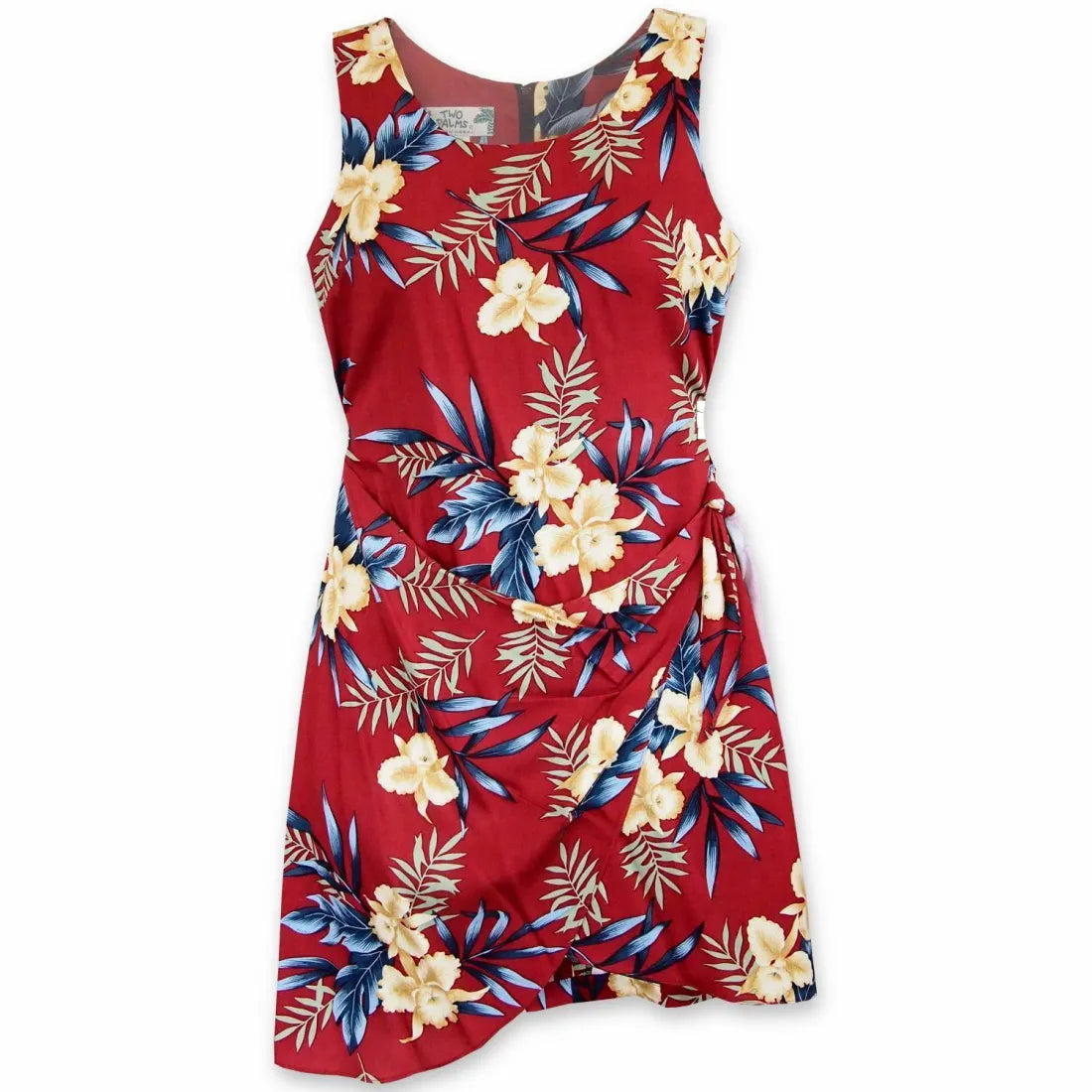 Crazy Deals Midnight Maroon Honi Hawaiian Dress