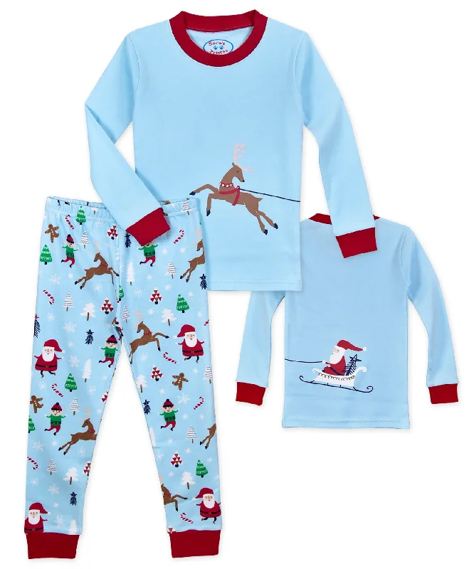 Exclusive Savings long-sleeve floral dressVintage Holiday Pajamas