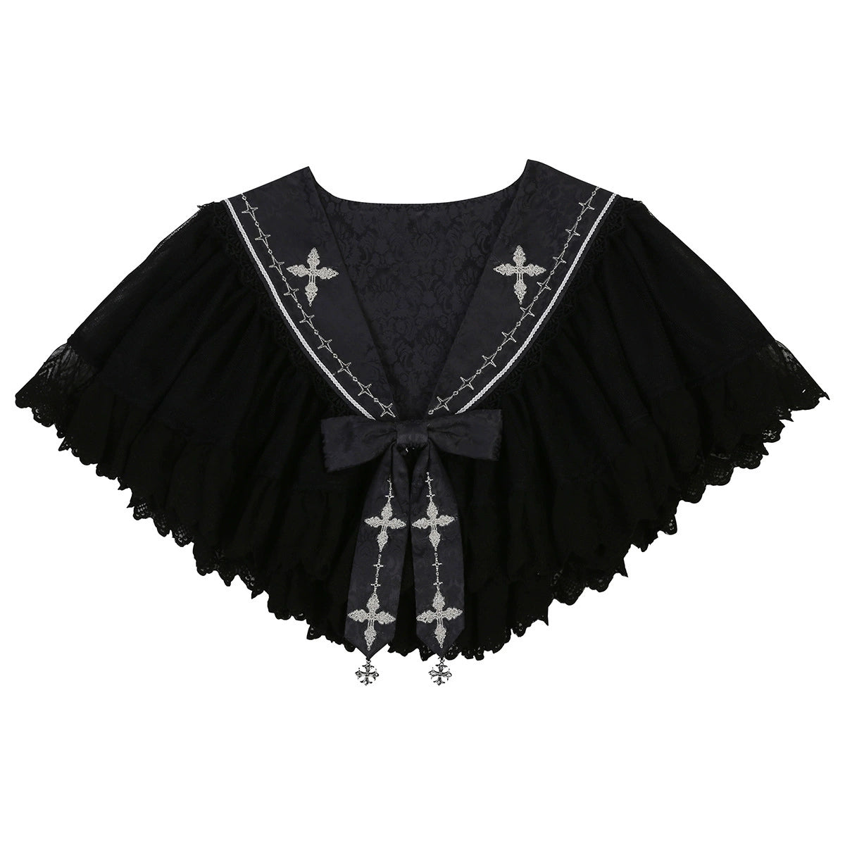 black thin cardigan