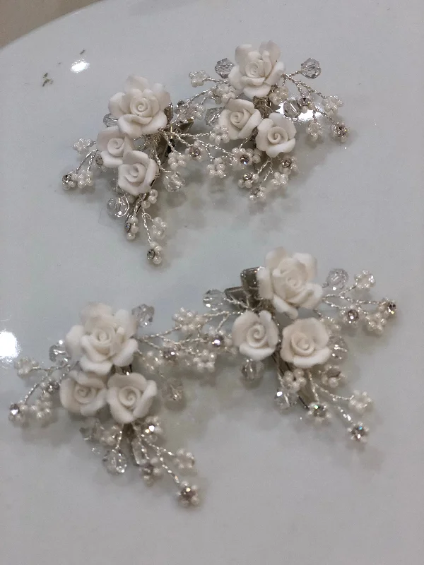Overstock comfy dressPorcelain Flower Clips