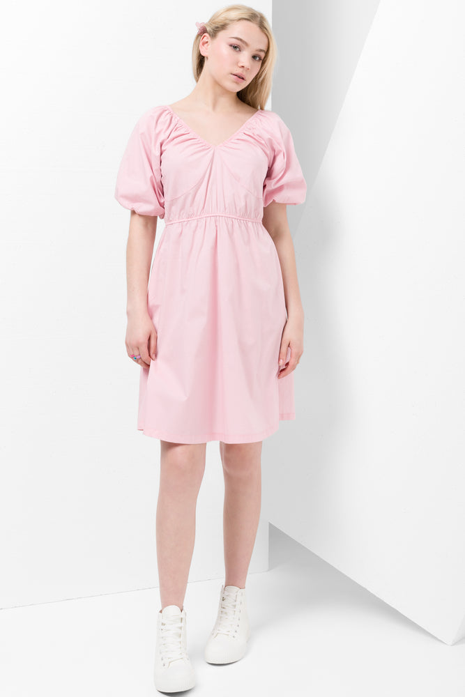 puff sleeve dressPuff Sleeve Dress Pink