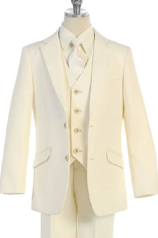 puff sleeve dressBoys Ivory Suit