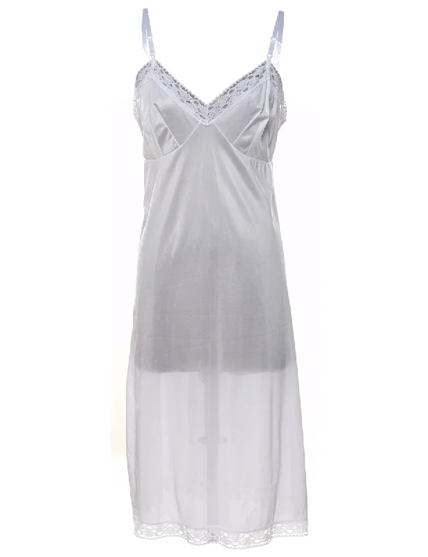 Special Discount puffer jacketWhite Lace Slip Dress - S