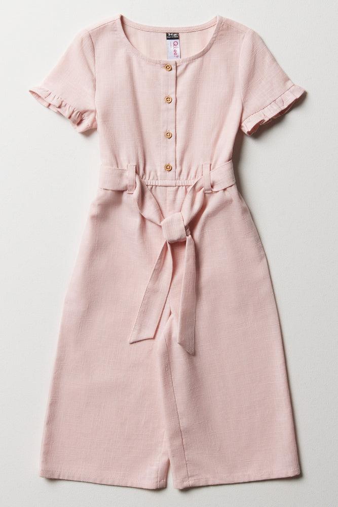 fitted bodycon dressBelted Jumpsuit Light Pink