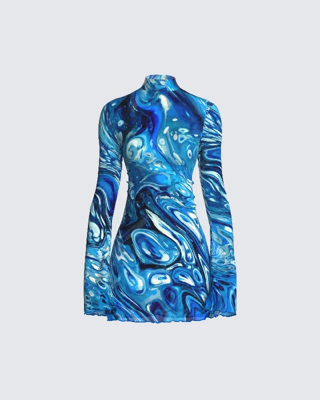 Blowout Sale elegant shift dressDakota Abstract Print Mini Dress