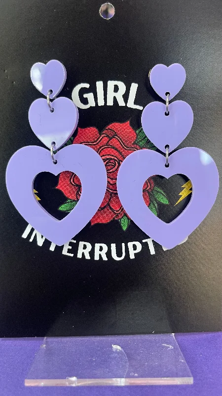 Super Deal mini dressTrio Earrings - Purple
