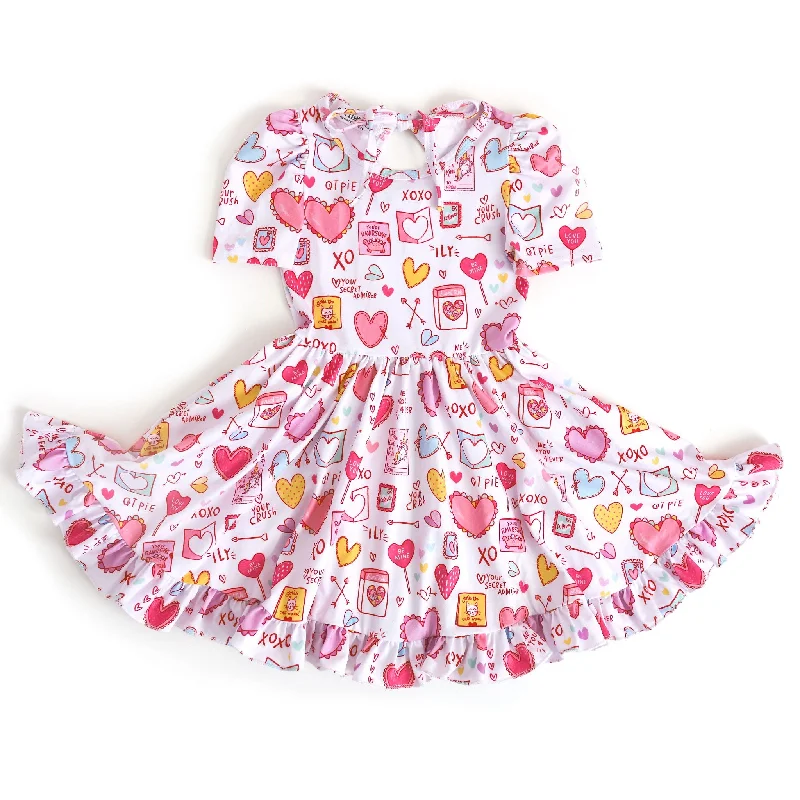 summer floral dressValentine's Class Party Twirl Dress