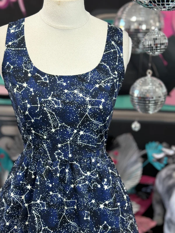 Deal Dash sleeveless dressGlow in the Dark Constellations Fit & Flare Dress