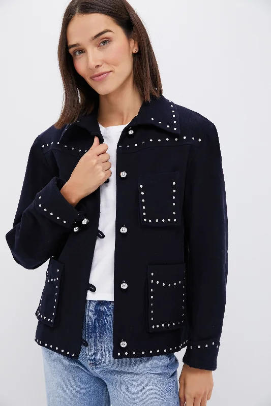 cozy coatBlue Midnight Jude Star Jacket