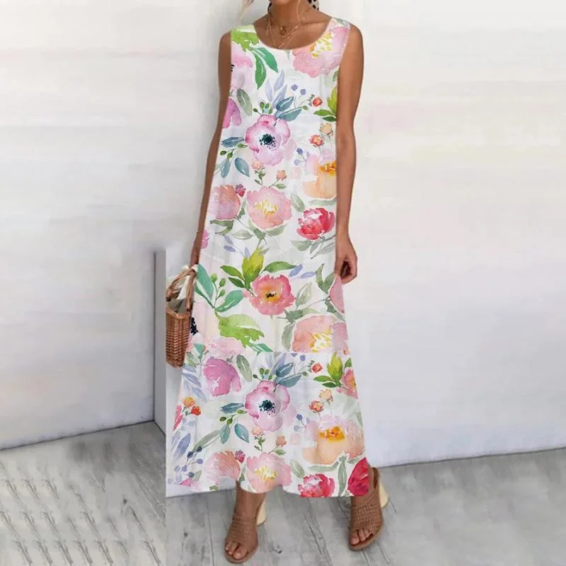Super Sale elegant dressCasual Floral Print Dress