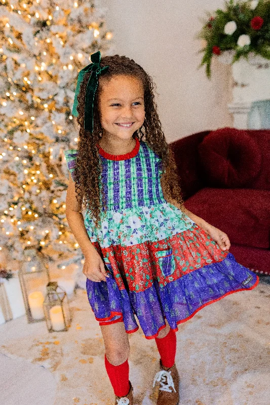 vintage dressFestive Little Wonders Shimmer Dress