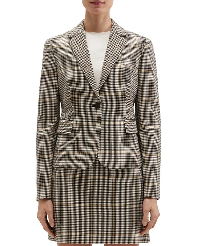 Price Buster classic trench coatTheory Shrunken Blazer O.Dale Wool-Blend Blazer