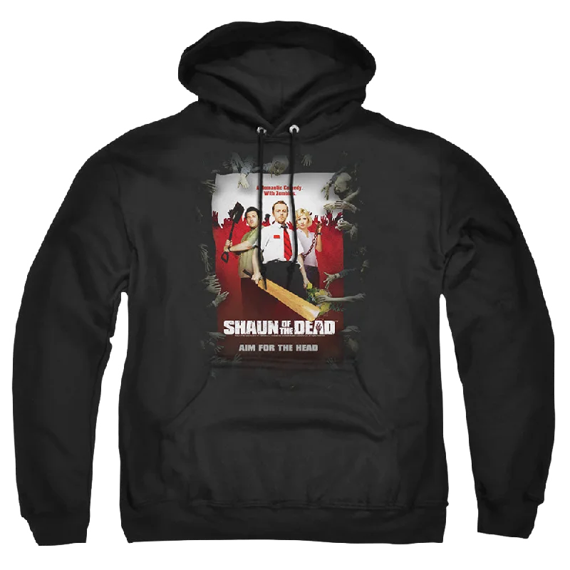 casual hoodie for workoutShaun of the Dead Poster - Pullover Hoodie