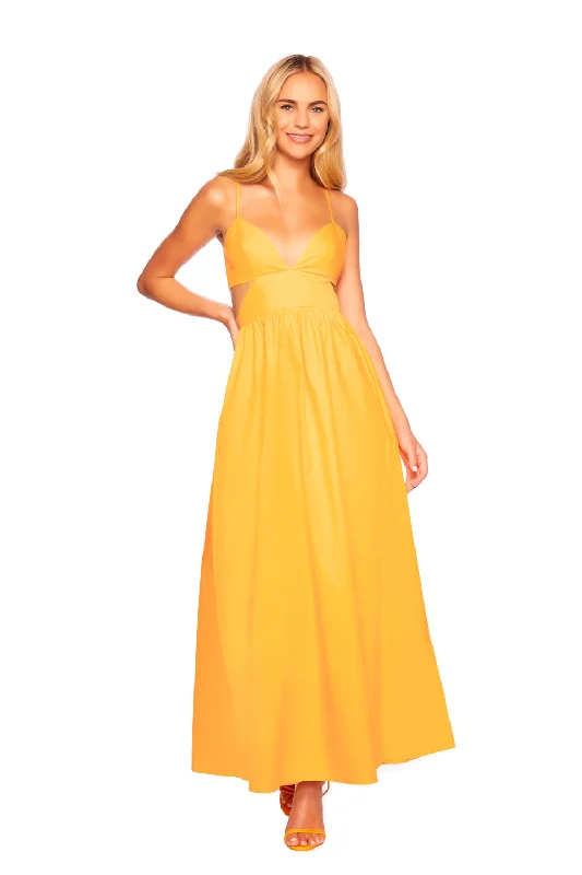 Super Sale form-fitting dresspoplin cut out open back dress