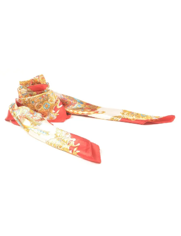Season Finale Sale classic trench coatNovelty Print Head Scarf - L