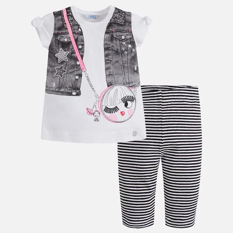 Take Advantage elegant dressMayoral Striped Legging Set
