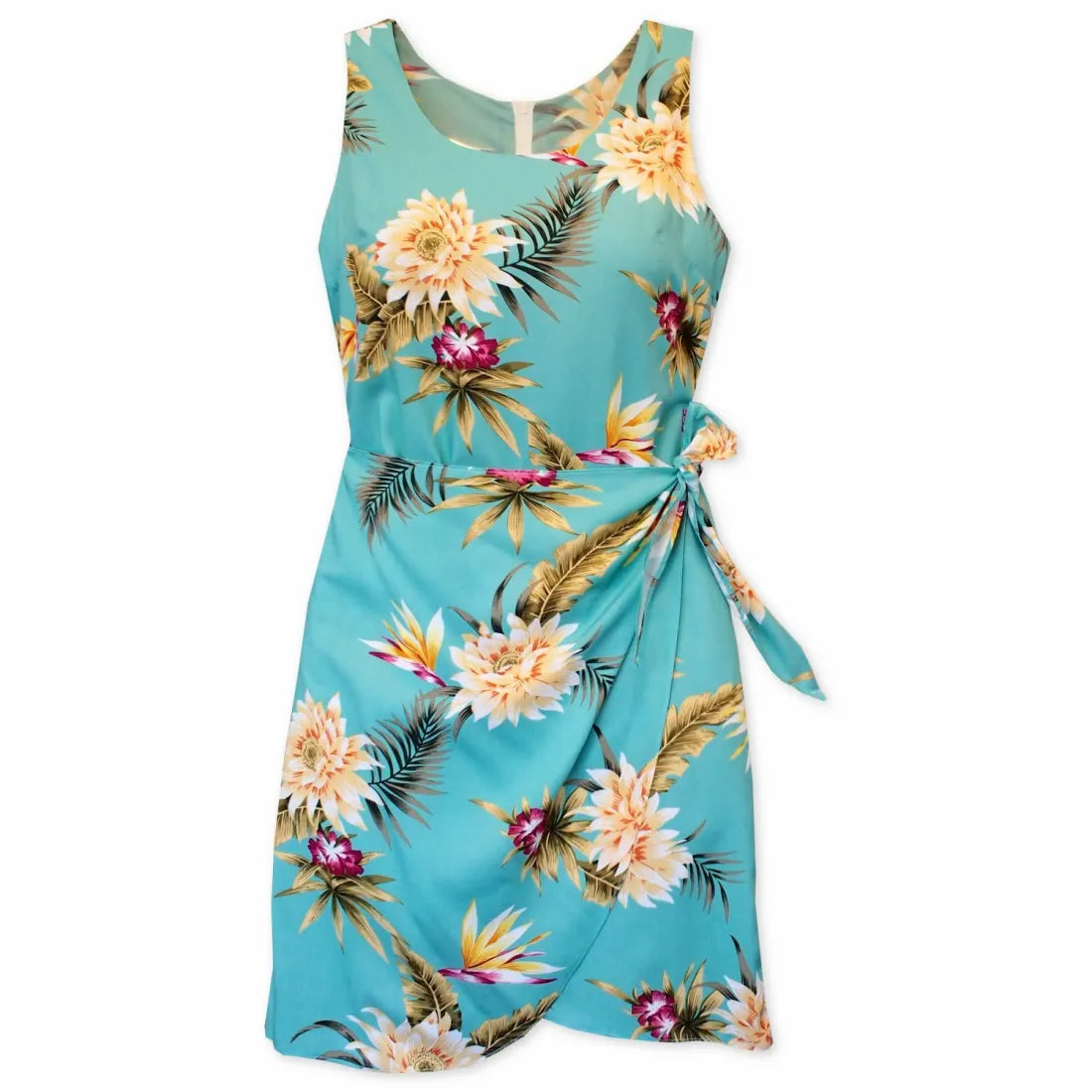 Special Savings Mountain Green Honi Hawaiian Dress