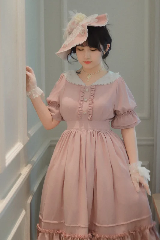 midi dress(Buyforme) Sweet Wood~ CLA French Vintage Lolita OP Dress