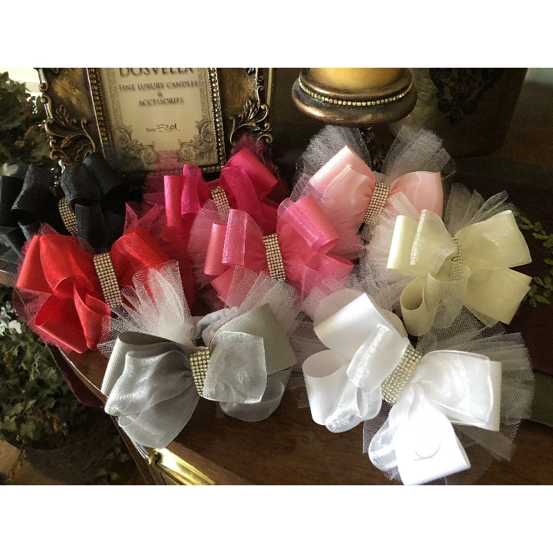 Weekend Flash Sale v-neck dressSheer Ribbon Bow